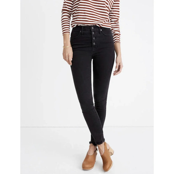 Madewell Denim - Madewell 10" High Rise Skinny Jeans Berkeley Black